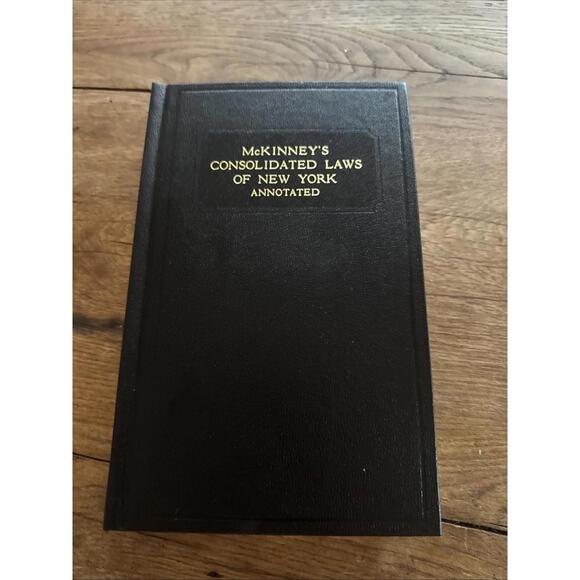 McKinney's Consolidated Laws of New York Annotated Book - Picture 1 of 5